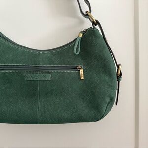 Green Leather Y2K Jane Shilton Bag